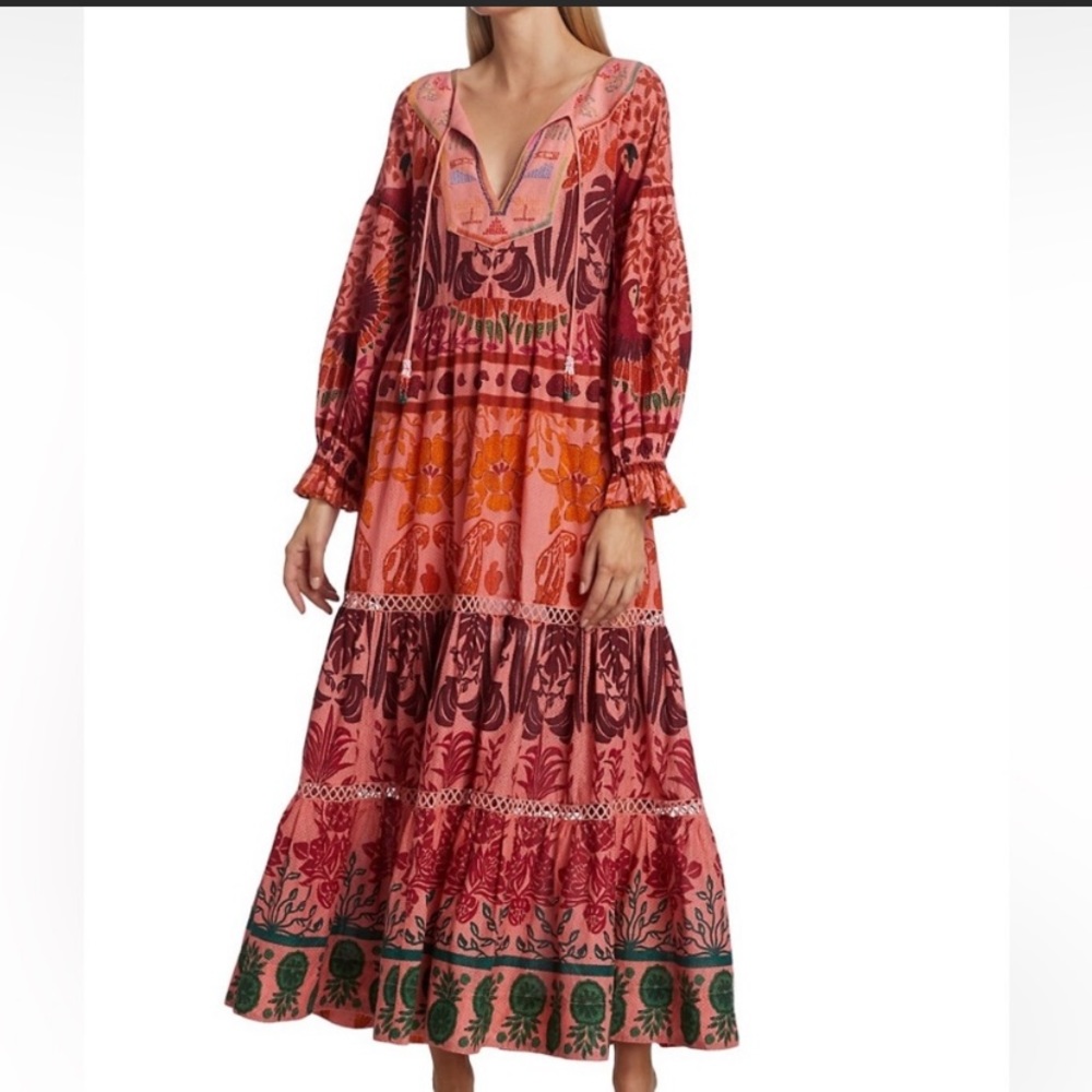 Farm Rio
Ainika Printed Tiered Maxi Dress